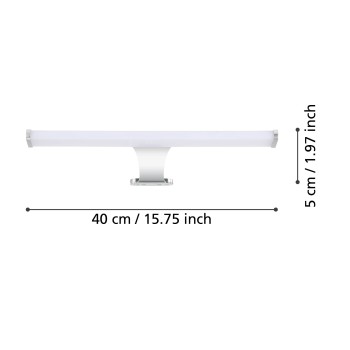 Aplica baie LED IP44 VINCHIO Eglo 98501, 9W
