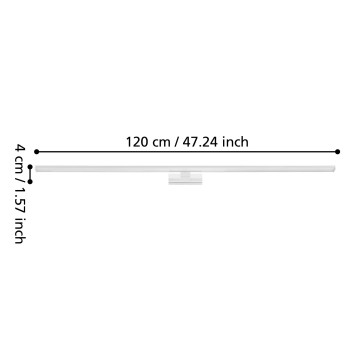Aplica baie LED IP44 PANDELLA 1 Eglo 99297, 14W