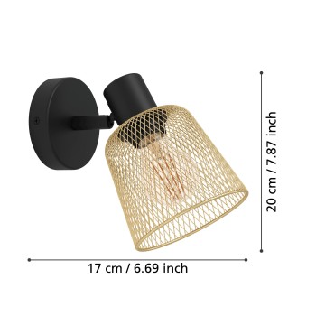 Aplica de perete COSLADA Eglo 900693, 1xE27