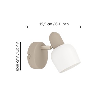 Aplica de perete CORATO Eglo 900714, 1xE14