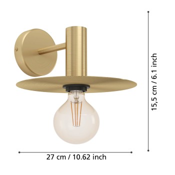 Aplica de perete ESCANDELL Eglo 900733, 1xE27