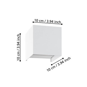 Aplica de perete LED VALMONTONE Eglo 901051, 1.5W