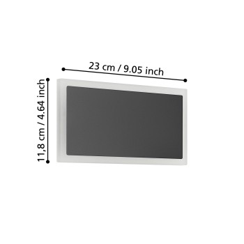 Aplica de perete LED TALAMELLO 1 Eglo 901189, 12W