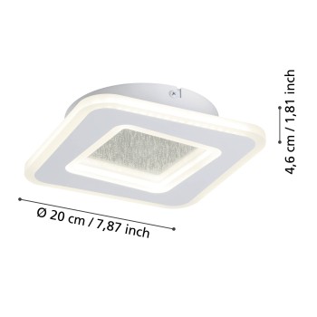 Aplica de perete LED MACCHIONI Eglo 901233, 12W