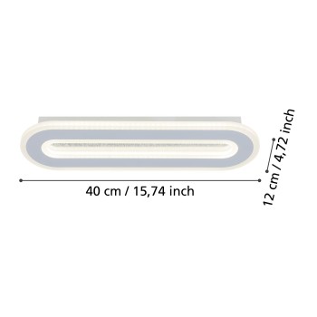Aplica de perete LED MACCHIONI Eglo 901235, 12W