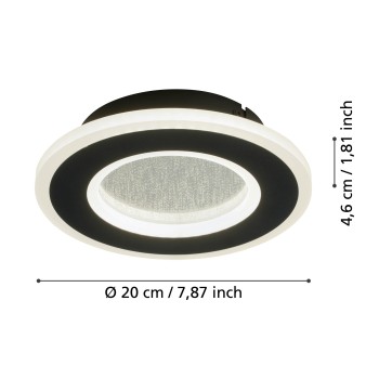 Aplica de perete LED MACCHIONI Eglo 901237, 12W