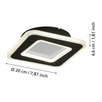 Aplica de perete LED MACCHIONI Eglo 901239, 12W
