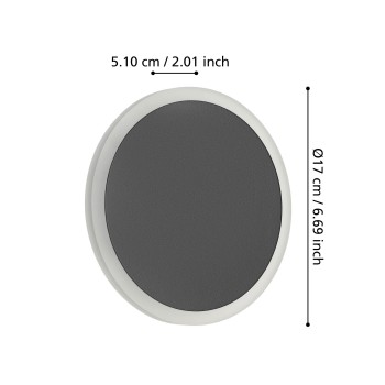 Aplica de perete LED TALAMELLO 1 Eglo 901585, 12W