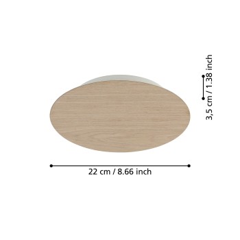 Aplica de perete LED ALAMILO Eglo 901739, 9.2W