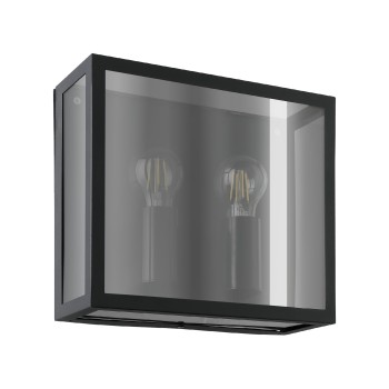 Aplica exterior IP44 ALAMONTE SMOKE Eglo 31566, 2xE27