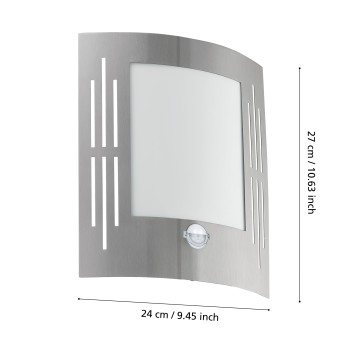 Aplica exterior IP44 CITY Eglo 88144, 1xE27