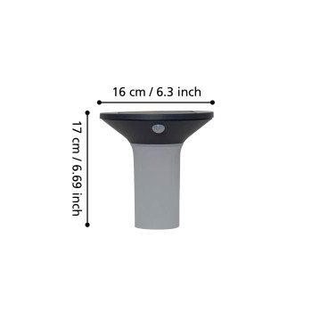 Aplica exterior IP44 CORBEZZOLA Eglo 900243, 6xSOLAR-LED