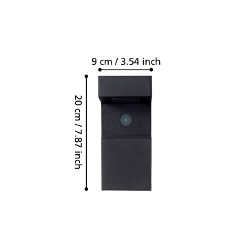 Aplica exterior IP44 BARACCONI Eglo 900245, 18xSOLAR-LED