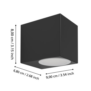 Aplica exterior IP44 JABAGA Eglo 900275, 1xGU10