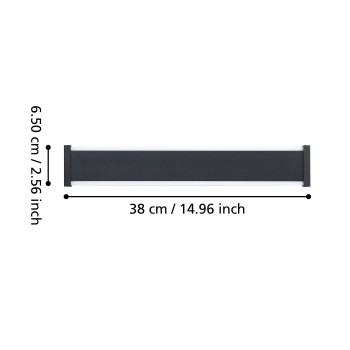 Aplica exterior LED IP55 NEVIANO Eglo 900676, 3.7W