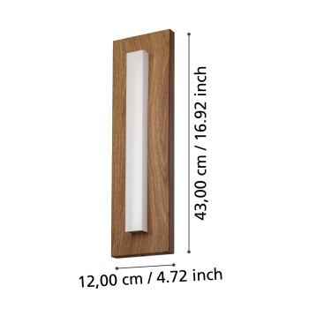 Aplica exterior LED IP44 BITETTO Eglo 900679, 7W