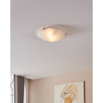 Plafoniera SALOME crom Eglo 7184, D40 cm, 2xE27