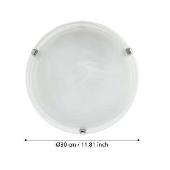 Plafoniera SALOME crom Eglo 7186, D30 cm, 1xE27