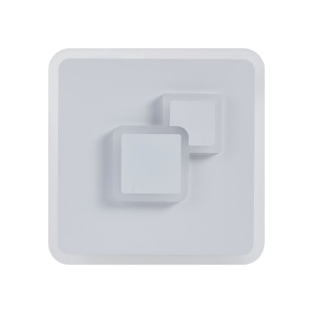 Plafoniera LED CADEGAL alb Eglo 33941, 20x20 cm, 7.8W