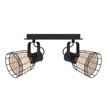 Plafoniera ANWICK 1 negru Eglo 43325, 48x14 cm, 2xE27