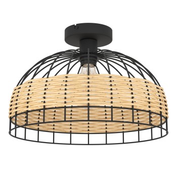 Plafoniera ANWICK negru Eglo 43398, D38 cm, 1xE27