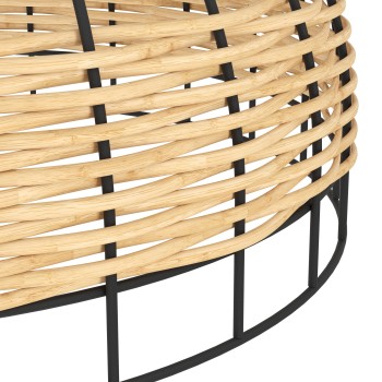 Plafoniera ANWICK negru Eglo 43398, D38 cm, 1xE27