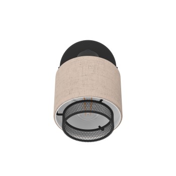 Plafoniera ROSLEY negru Eglo 43656, D9 cm, 1xE14