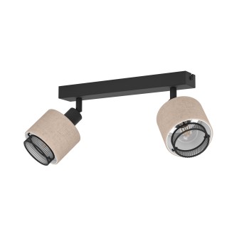 Plafoniera ROSLEY negru Eglo 43657, 31x9 cm, 2xE14