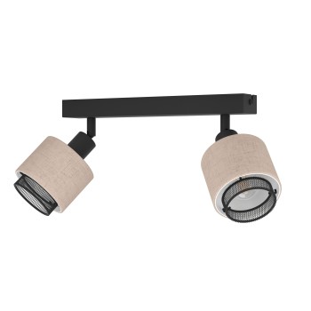 Plafoniera ROSLEY negru Eglo 43657, 31x9 cm, 2xE14