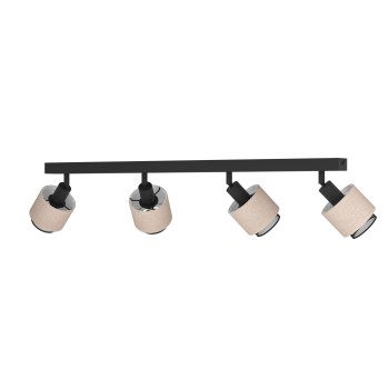 Plafoniera ROSLEY negru Eglo 43659, 75x9 cm, 4xE14