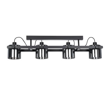Plafoniera HORNWOOD 2 negru Eglo 43671, 111x22.5 cm, 4xE27