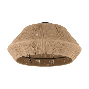 Plafoniera ALDERNEY negru Eglo 43784, D48 cm, 1xE27