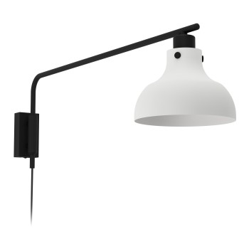 Plafoniera MATLOCK gri/negru Eglo 43843, L20 cm, 1xE27