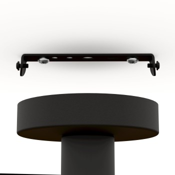 Plafoniera LEOMINSTER negru Eglo 43883, D45 cm, 1xE27