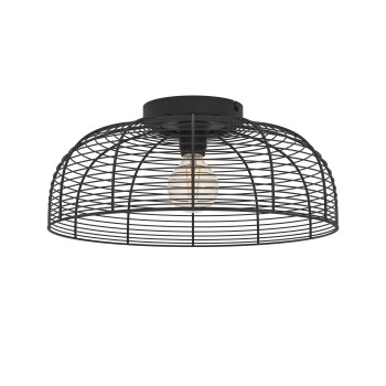 Plafoniera RINROE negru Eglo 43896, D45 cm, 1xE27