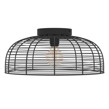 Plafoniera RINROE negru Eglo 43896, D45 cm, 1xE27
