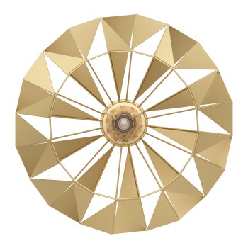 Plafoniera CARLTON auriu Eglo 43908, D47 cm, 1xE27