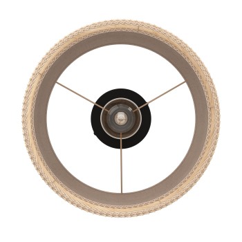 Plafoniera TABLEY negru Eglo 43974, D38 cm, 1xE27