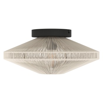 Plafoniera MIDSUMER negru Eglo 43998, D38 cm, 1xE27