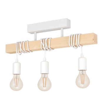 Plafoniera TOWNSHEND alb Eglo 44082, 55x10.5 cm, 3xE27
