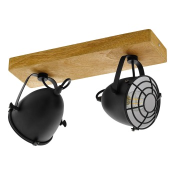 Plafoniera GATEBECK natur Eglo 44092, 36x11 cm, 2xE14