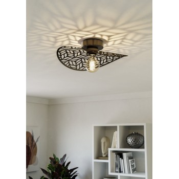 Plafoniera SWABY bronz Eglo 44123, D40 cm, 1xE27