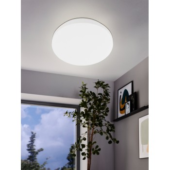 Plafoniera LED POGLIOLA alb Eglo 75501, D26 cm, 11W