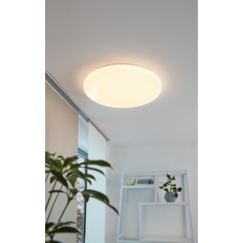 Plafoniera LED POGLIOLA alb Eglo 75502, D31 cm, 15W