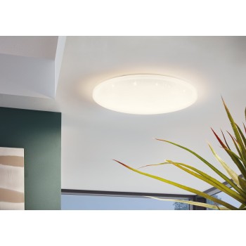 Plafoniera LED POGLIOLA-S alb Eglo 75506, D50 cm, 34W