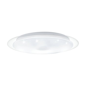 Plafoniera LED IGROKA alb/transparent Eglo 75534, D40 cm, 18.8W