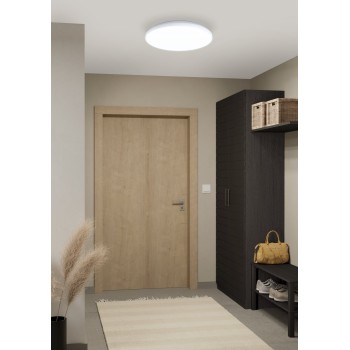Plafoniera LED KAOKI alb Eglo 75536, D31.5 cm, 15W
