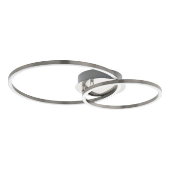 Plafoniera LED PALMAVES 2 nichel Eglo 75555, 45x30 cm, 2W