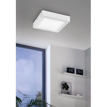 Plafoniera LED IDUN alb Eglo 75604, 17x17 cm, 9.5W