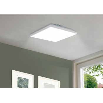 Plafoniera LED CALEMAR alb Eglo 75613, 28.7x28.7 cm, 8.5W